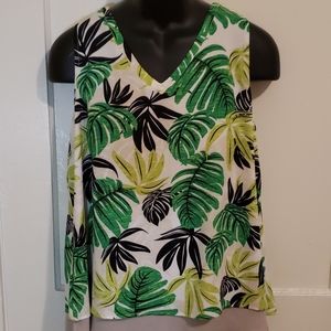 New Directions tropical silky tank